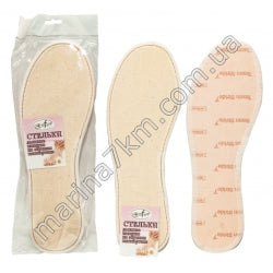 Устілка ''Льон+шкіркартон (0.8) Comfort" 36 розмір