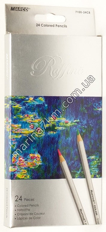 Олівці 24 кольори шестигранні,Raffine,7100-24CB,TM''Marco''