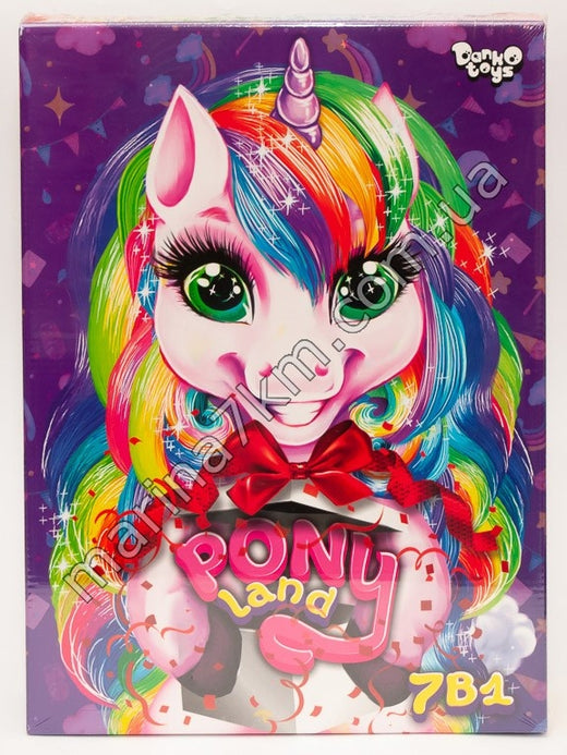 Набір ''Pony Land 7в1'' ігри+творчество укр (5)