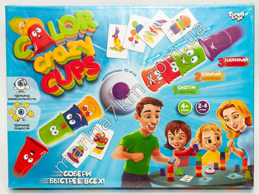 Гра настільна ''Color Crazy Cups'' рос (5)