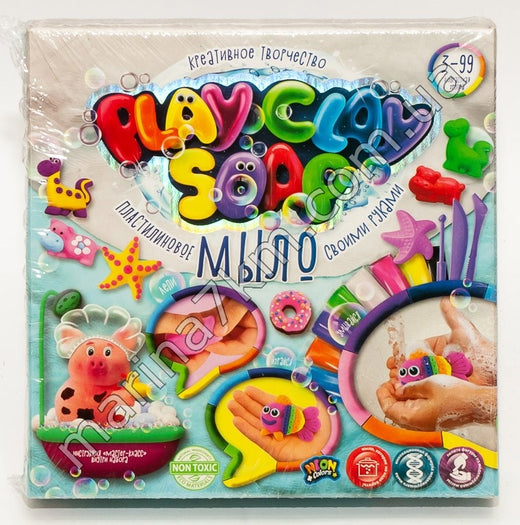 Набір ''Пластилінове Мило ''Play Clay Soap''великий укр (6)
