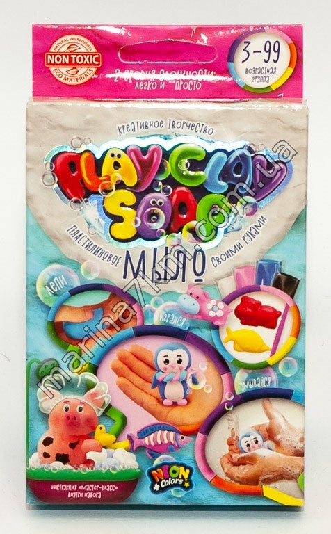 Набір ''Пластилінове Мило ''Play Clay Soap''малий укр (32)