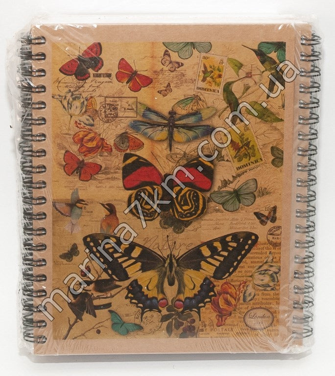 Книжка запис. на спір. KRAFT В6, 96 арк. нелін.KR6196