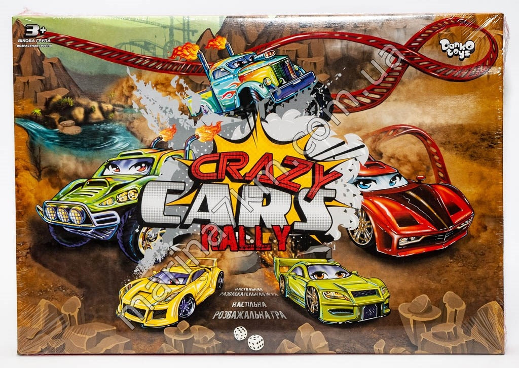 Гра настільна мала ''Crazy Cars Rally''(20)