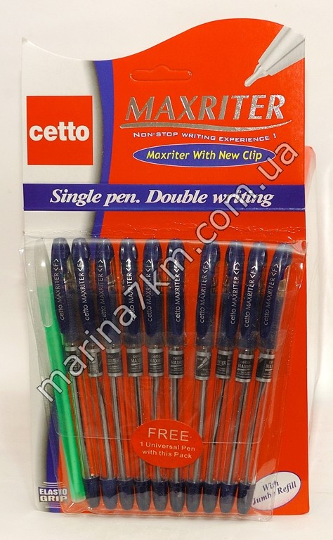 Ручка MAXRITER 10+1 синя (10 шт. + 1 шт.) (ціна за 1 шт.)