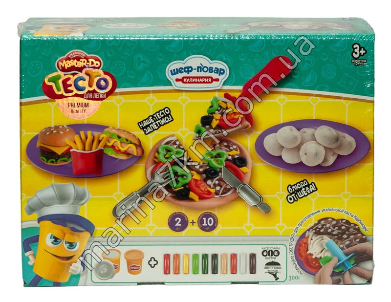 Тісто для ліпки ''Master Do'' Шеф-повар.Пицца ''середня рос (6)