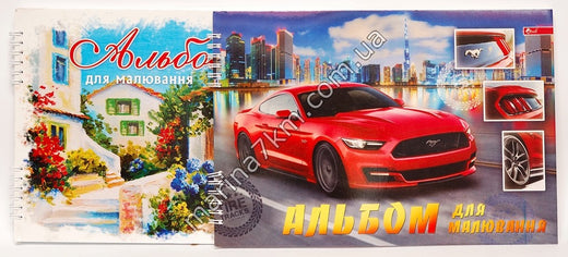 Альбом 30 арк. 160 г/м2 пружина