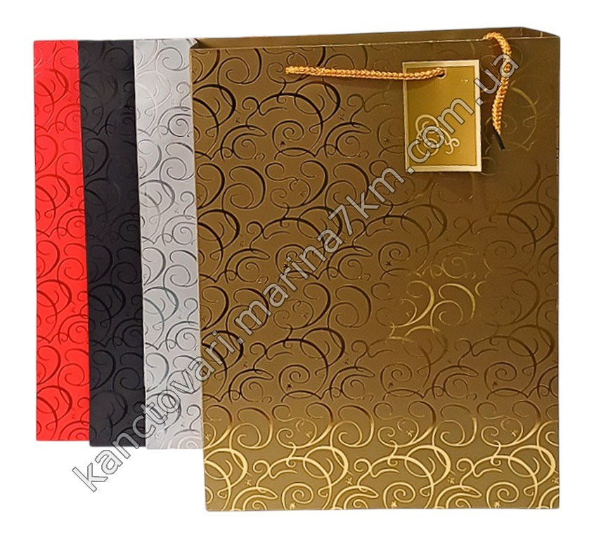Пакет паперовий 129L (30*12*40cм)  (12шт. в уп.)