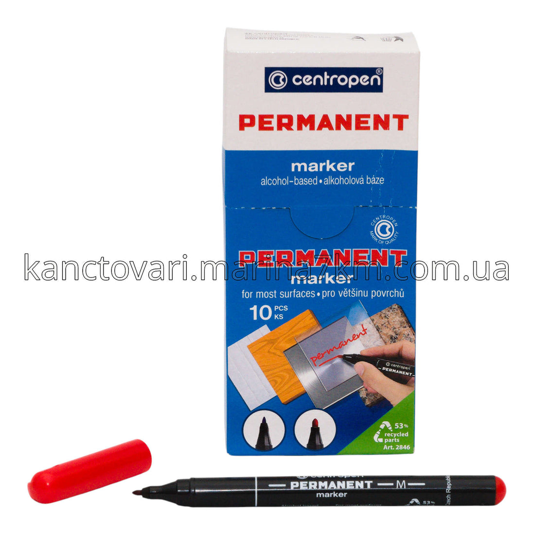 Маркер CENTROPEN 2846 червоний