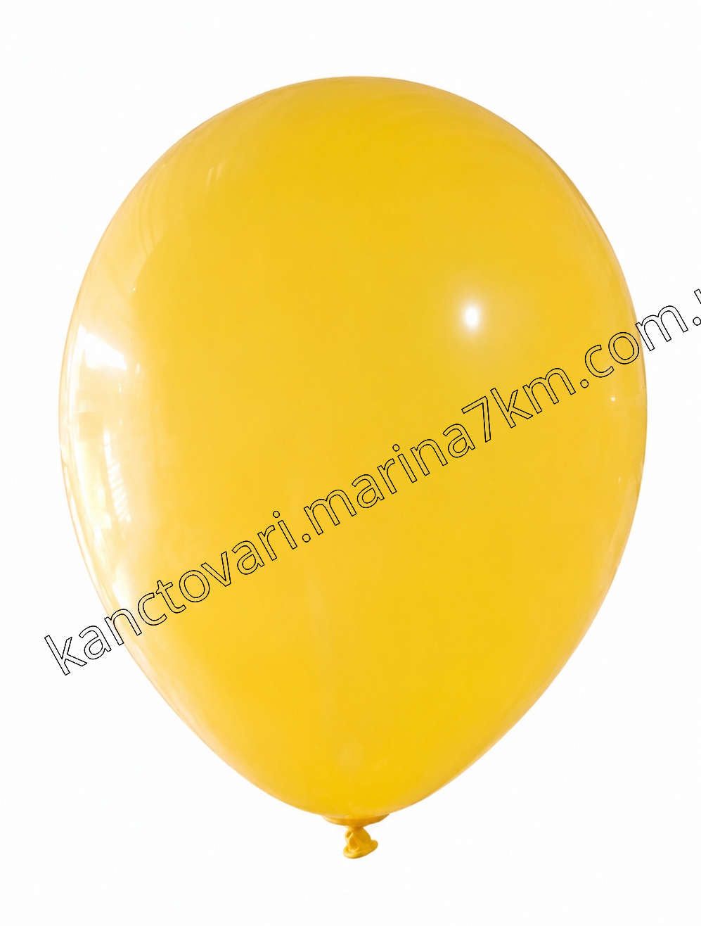 Кульки надувні 10 дюймов 2.2 г  яскраво жовтий  (100 шт.)