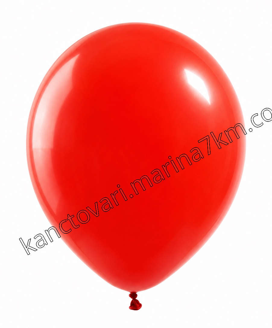 Кульки надувні 10 дюймов 2.2 г червоний (100 шт.)