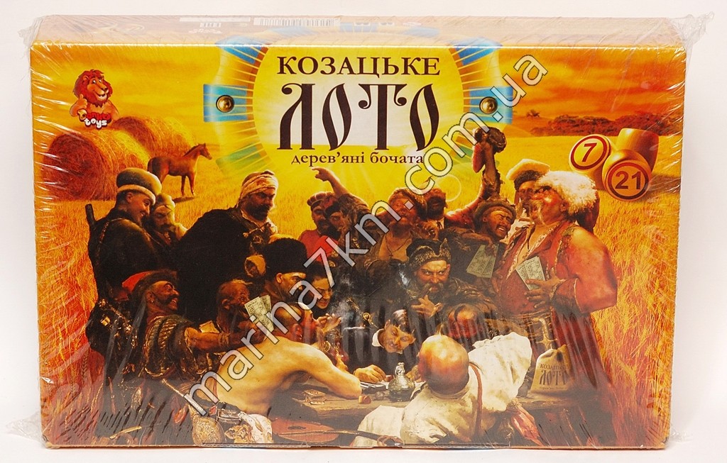 Лото ''Козацьке лото'' дерев'яні бочата ,коробка (5)