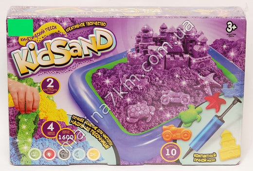 Кінетичний пісок ''KidSand''1600 г з пісочнецею укр /5