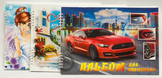 Альбом 50арк. 160 г/м2 пружина