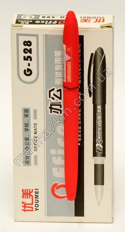 Ручка G-528 червона (12 шт.) (ціна за 1 шт.)