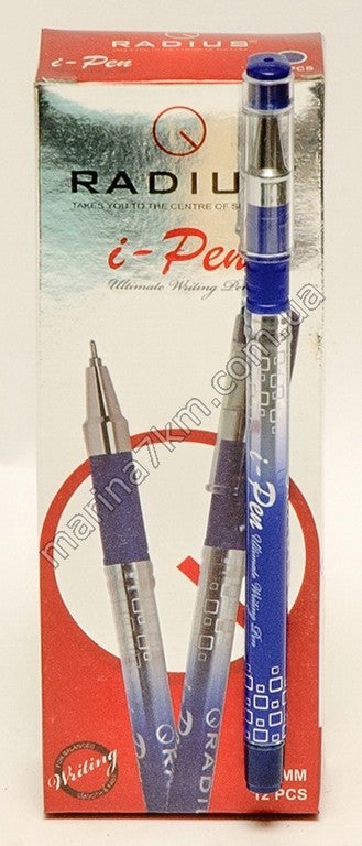 Ручка I-Pen прінт.корпус синій ковпачок