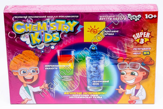 Набір для дослідів з хімії ''Chemistry Kids''економ укр (8)