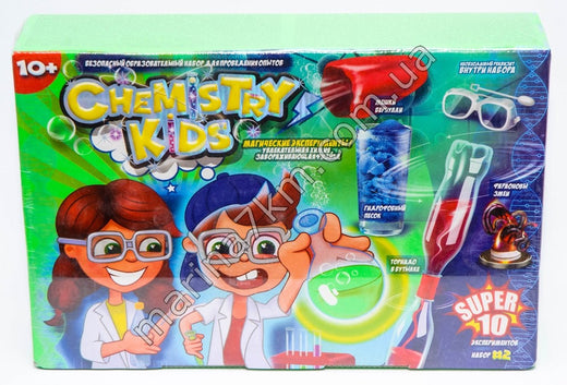 Набір для дослідів з хімії ''Chemistry Kids''укр (4)