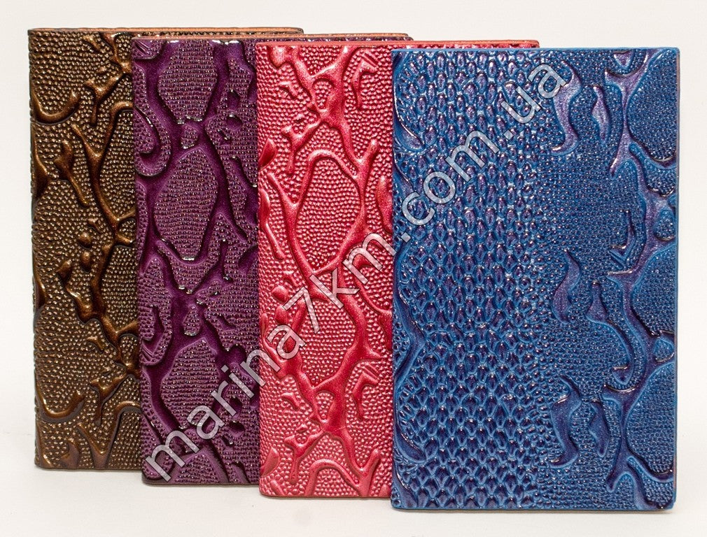 1260 Блокнот шкіряна обкладинка (8,5 х 14 см)